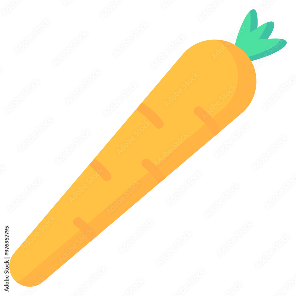 carrot flat vector icon carrot flat vector icon