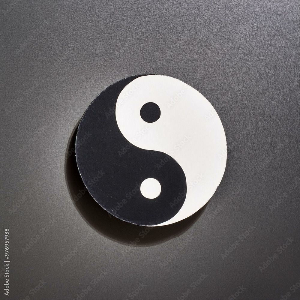 yin and yang, AI generated