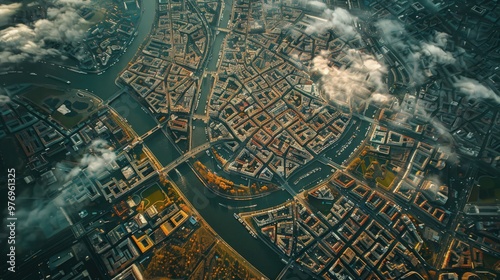 Aerial Views of Urban Landscapes