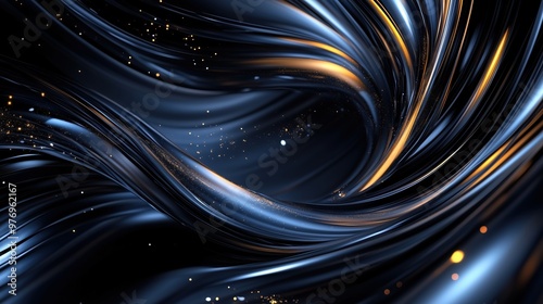 Cosmic energy and metallic lines on a dark background