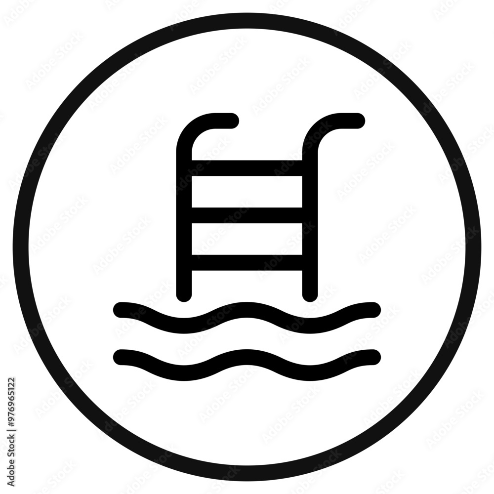 Editable swimming pool vector icon. Part of a big icon set family. Perfect for web and app interfaces, presentations, infographics, etc Editable swimming pool vector icon. Part of a big icon set family. Perfect for web and app interfaces, presentations, infographics, etc
