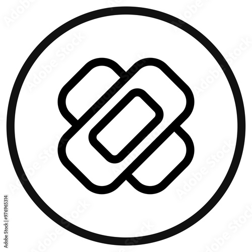 Editable bandage vector icon. Part of a big icon set family. Perfect for web and app interfaces, presentations, infographics, etc