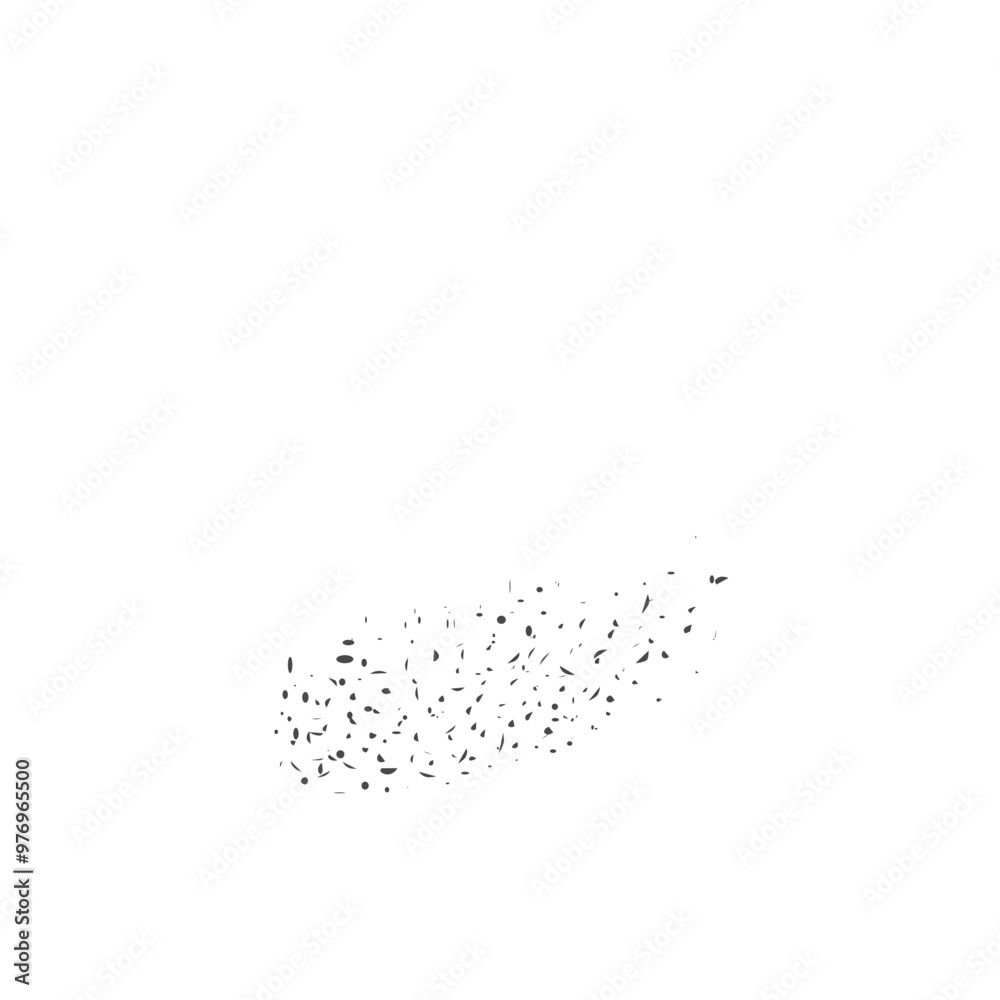 Obraz premium Black Paper Powder 