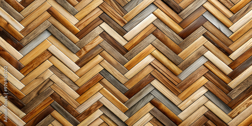 Abstract herringbone wooden slats background with varying tones, abstract, composition, wooden, slats Abstract herringbone wooden slats background with varying tones, abstract, composition, wooden, slats