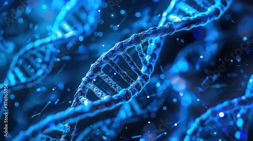 Blueprint illustrating the concept of DNA supercoiling and its impact on DNA packing within the nucleus. photo