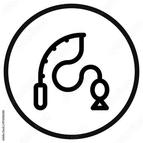 Editable fishing vector icon. Part of a big icon set family. Perfect for web and app interfaces, presentations, infographics, etc
