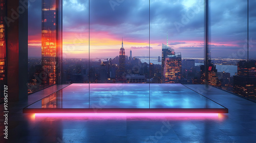 A rooftop infinity pool wit...