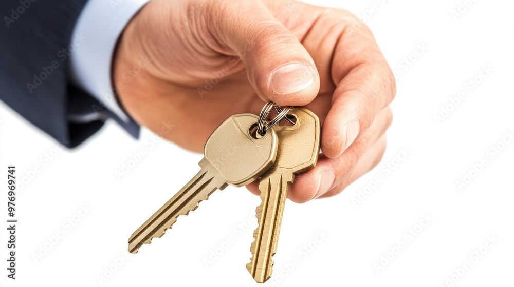 Hand Holding Keys Hand Holding Keys