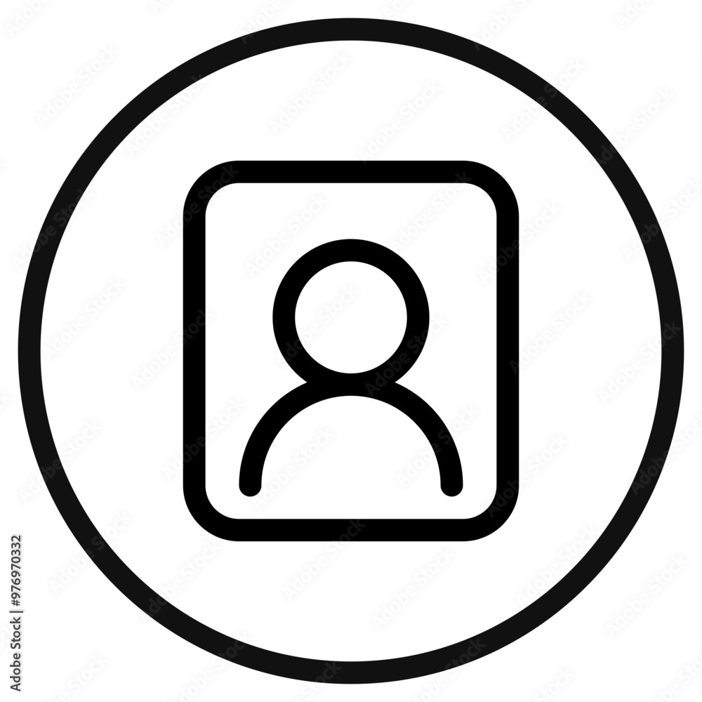 Editable person, portrait vector icon. Part of a big icon set family. Perfect for web and app interfaces, presentations, infographics, etc Editable person, portrait vector icon. Part of a big icon set family. Perfect for web and app interfaces, presentations, infographics, etc
