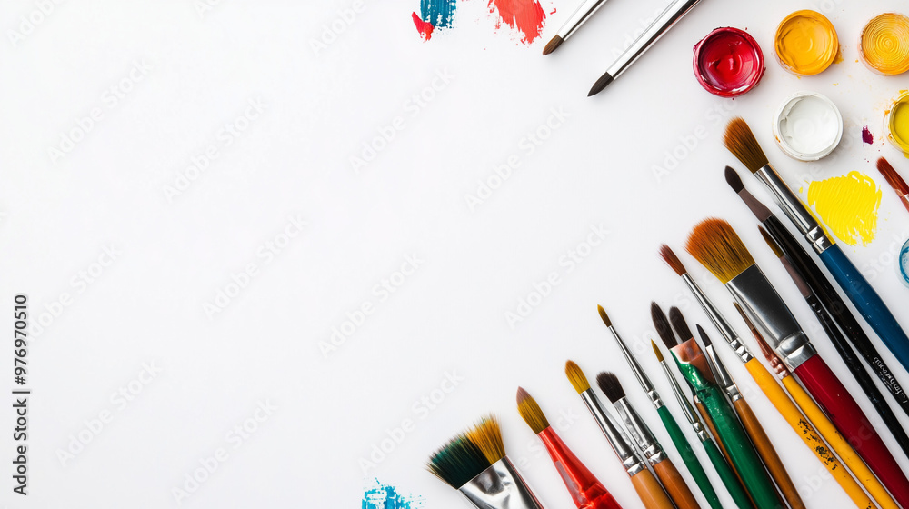 brushes and paints brushes and paints