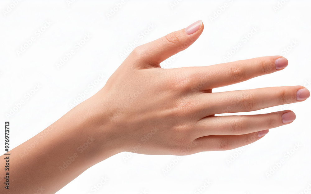 female hands isolated on white background female hands isolated on white background