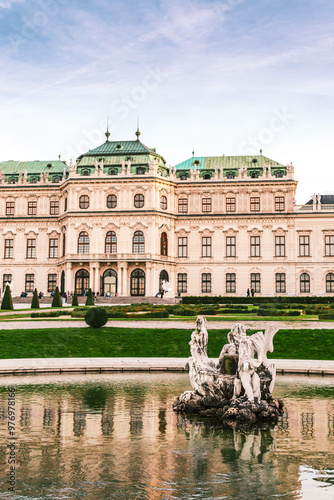 vienna, austria, capital, city, sunset, Wien