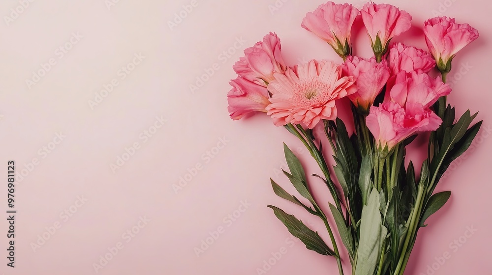 A beautiful bouquet of flowers elegantly displayed against a minimalist background. This composition highlights the vibrant colors and delicate details of the flowers, A beautiful bouquet of flowers elegantly displayed against a minimalist background. This composition highlights the vibrant colors and delicate details of the flowers,