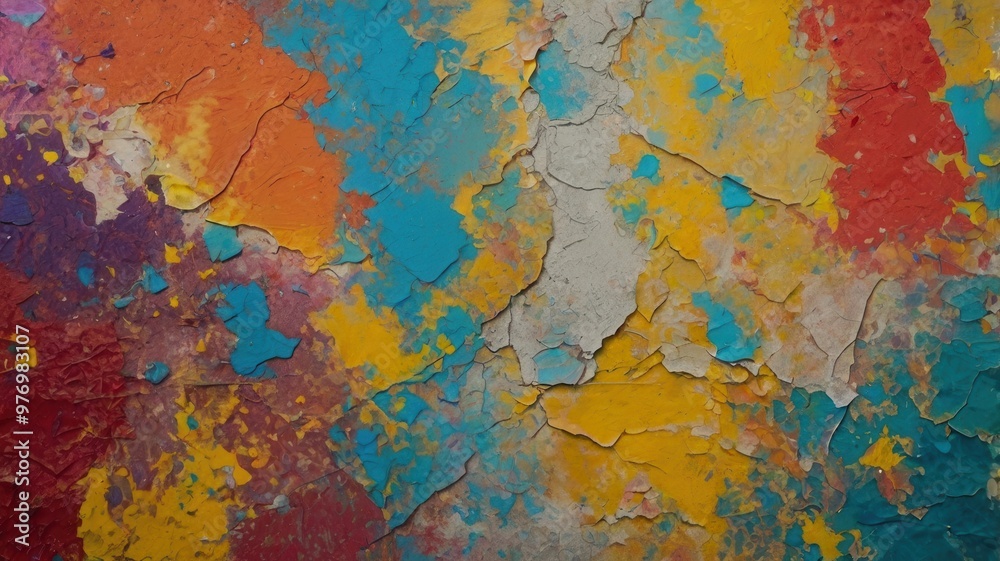 Paper, Patterns, Background, Abstraction, Texture, Yellow, Red, Blue, Orange, Purple, White, Scratches, Gradient, Cracks, Wall Paper, Patterns, Background, Abstraction, Texture, Yellow, Red, Blue, Orange, Purple, White, Scratches, Gradient, Cracks, Wall