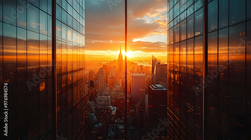 A stunning sunset over the ...