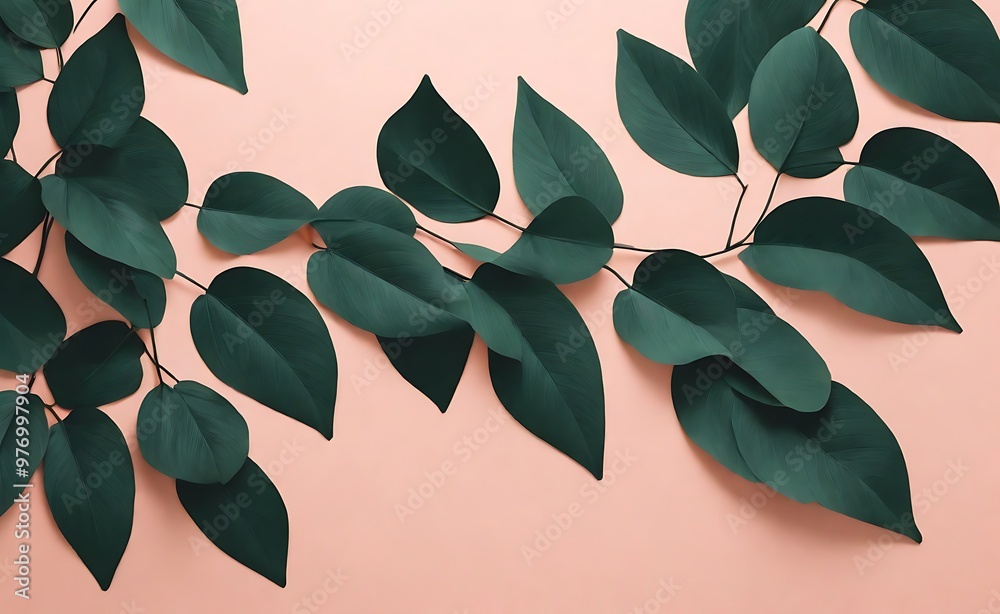 leaves background aesthetic minimalism style leaves background aesthetic minimalism style