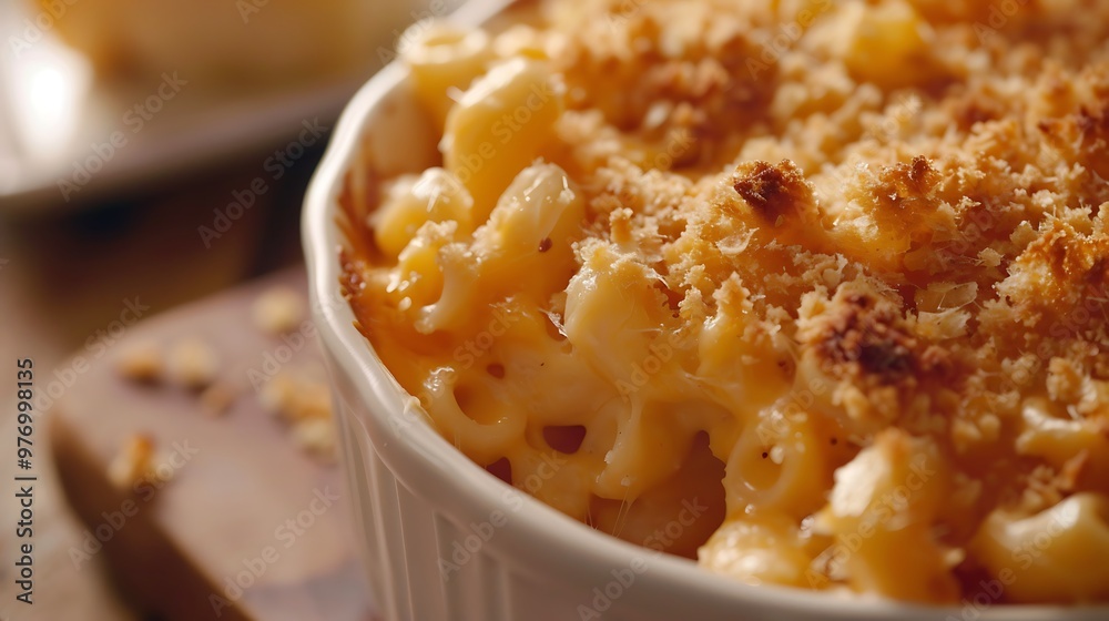 Crunchy macaroni and cheese