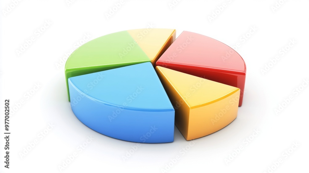A 3D pie chart with colorful segments, clearly labeled and displayed against a clean, white background, highlighting the depth and detail of the data representation. A 3D pie chart with colorful segments, clearly labeled and displayed against a clean, white background, highlighting the depth and detail of the data representation.