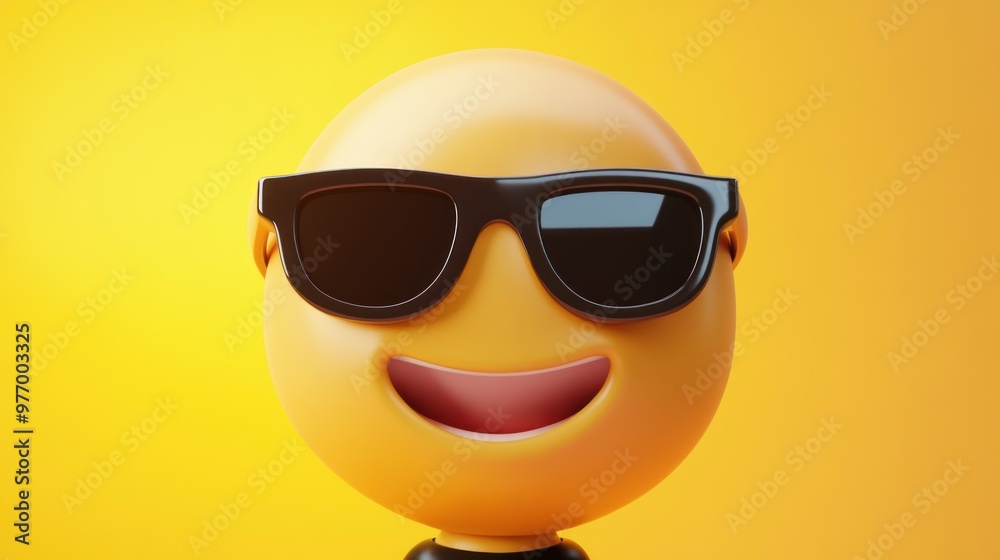 Cool Emoji with Sunglasses Cool Emoji with Sunglasses