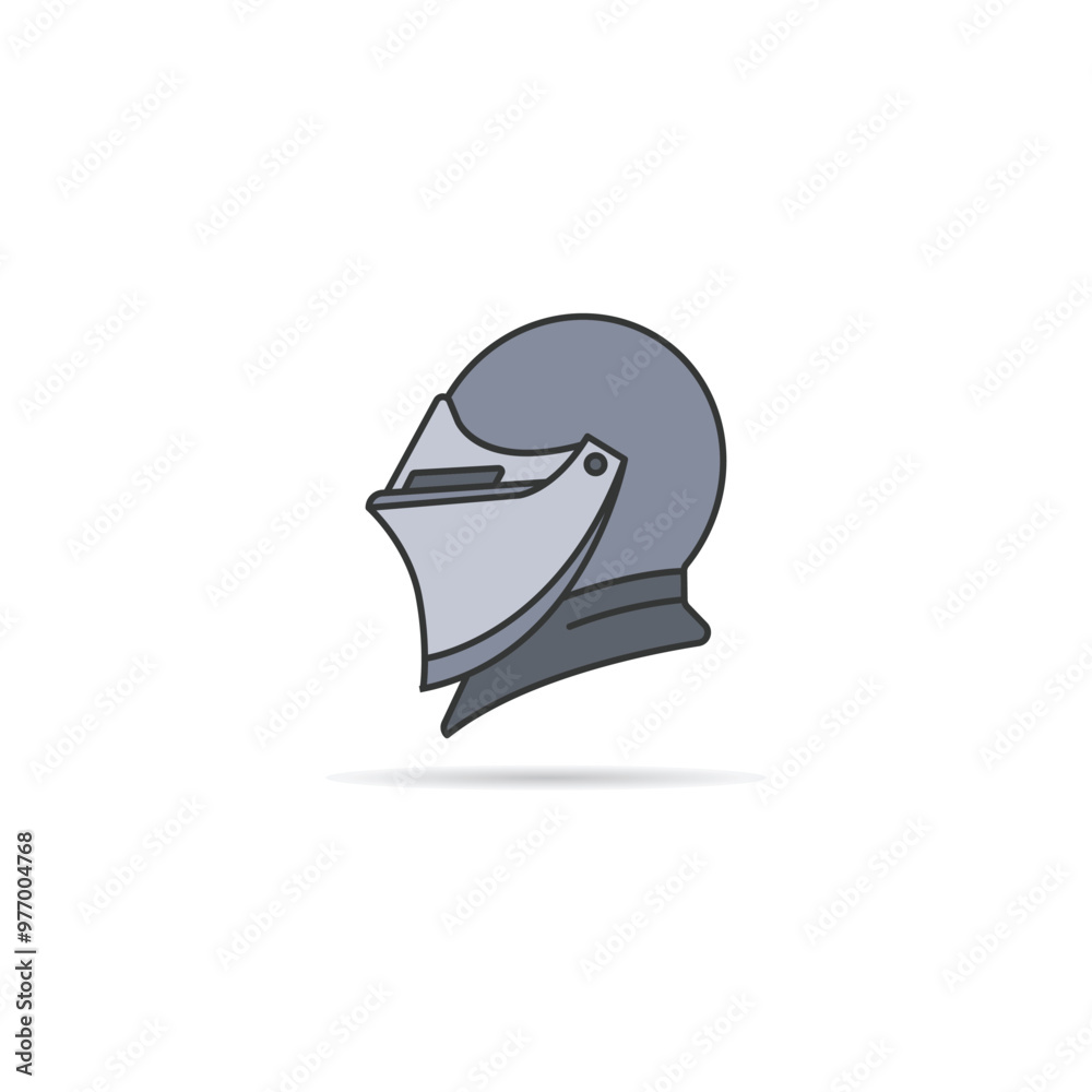 gladiator icon on white background