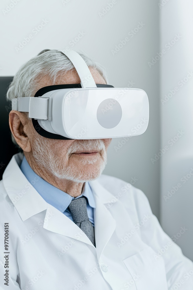 A patient consulting with a doctor through a virtual reality platform, showing how telemedicine is transforming healthcare and patient interaction A patient consulting with a doctor through a virtual reality platform, showing how telemedicine is transforming healthcare and patient interaction