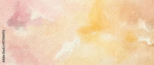 Abstract watercolor background in autumn colors