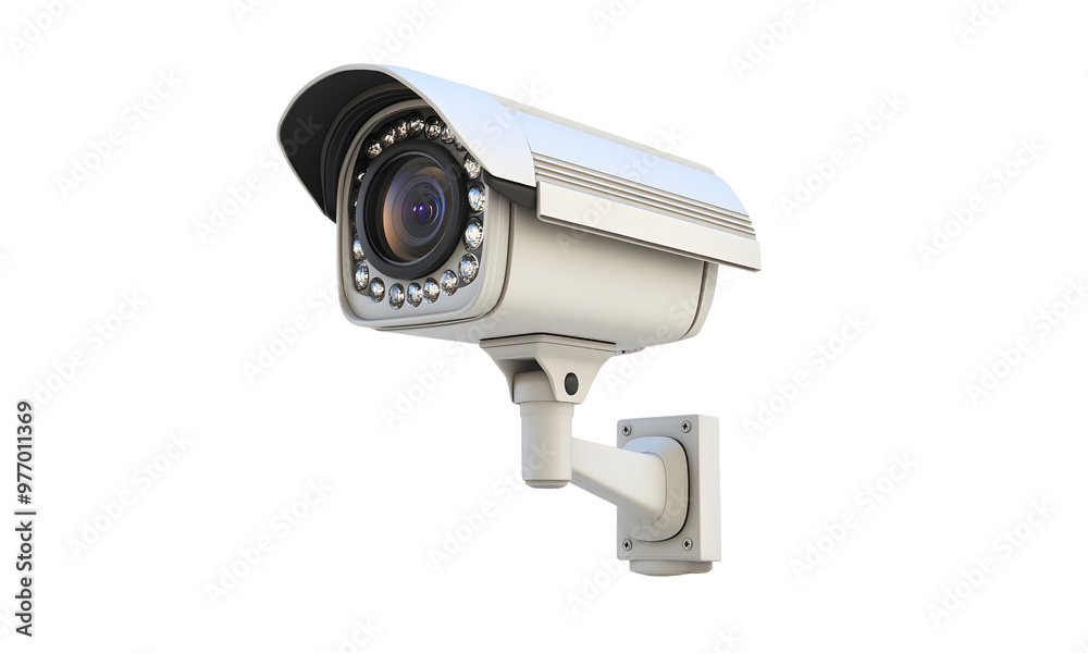 Security camera, on transparent background Security camera, on transparent background