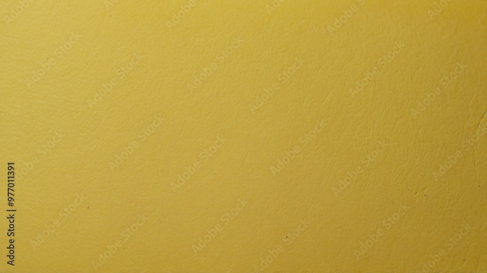 Fototapeta premium Bright yellow plain paper surface ideal for cheerful, vibrant backgrounds or as a base for creative design projects.