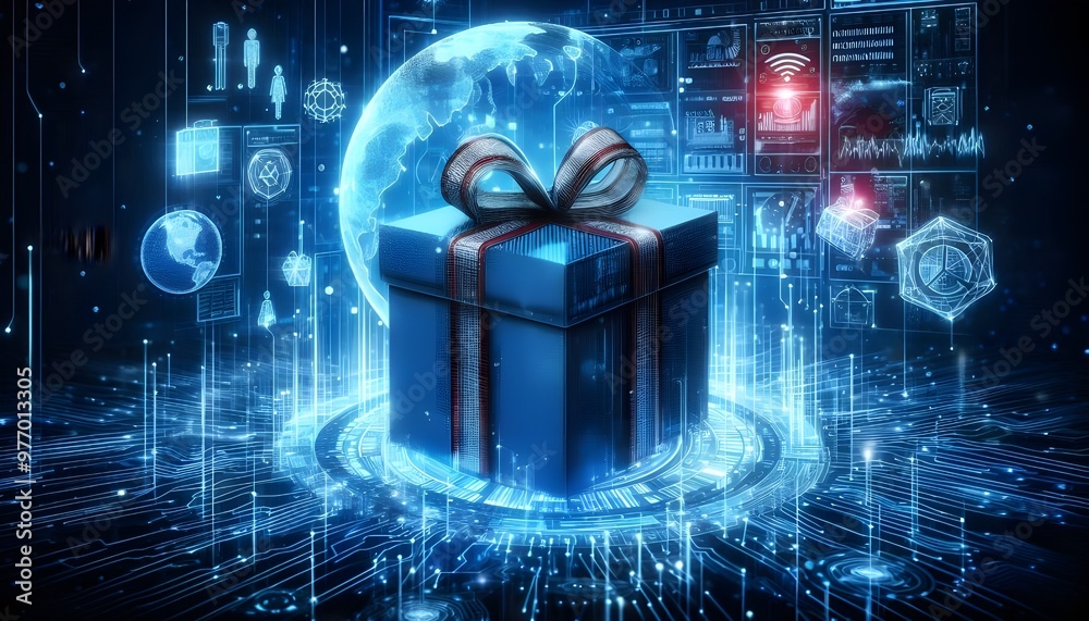 Cyber gift box.