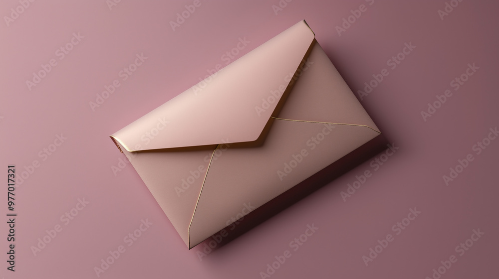 luxurious envelope mockup with golden foil accent on pink background
luxurious envelope mockup with golden foil accent on pink background