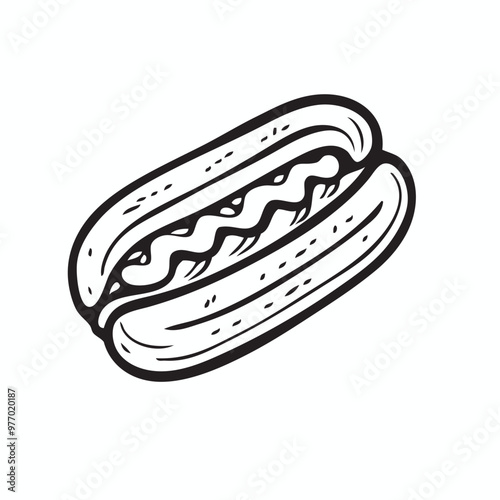 corn dog logo, corn dog vector