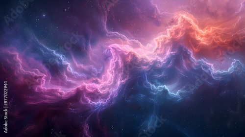A mesmerizing, iridescent emoji with swirling hues of turquoise and purple, its design embodying sophistication and allure against a deep, dark background. 