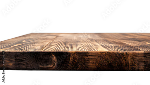 Rustic Wooden Tabletop Texture: Natural Wood Grain and Surface