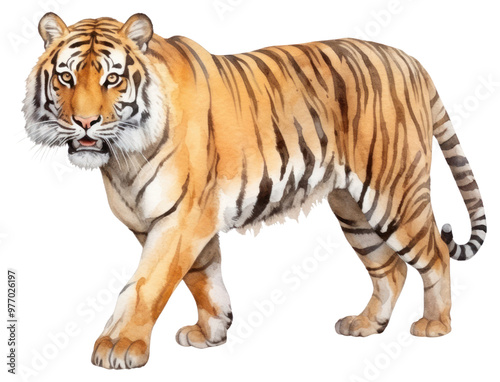 PNG Illustration of tiger wildlife animal mammal.