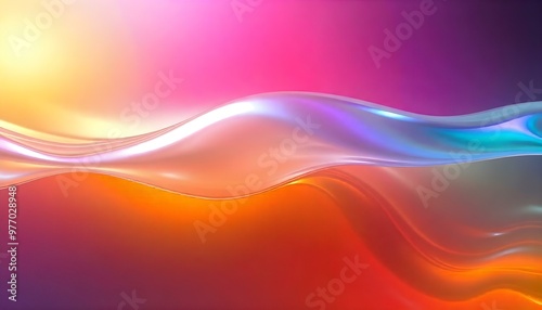 abstract colorful background with waves