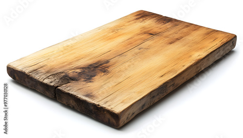 Rustic Wooden Cutting Board Texture - Natural Wood Surface