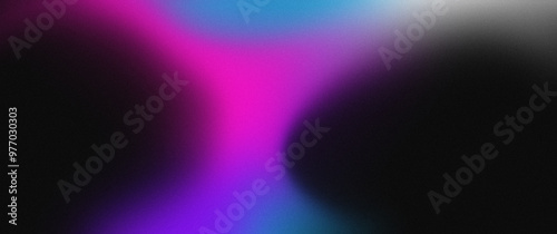 Red Blue Violet  light glowing grainy gradient  dark background noisy texture abstract banner header cover design