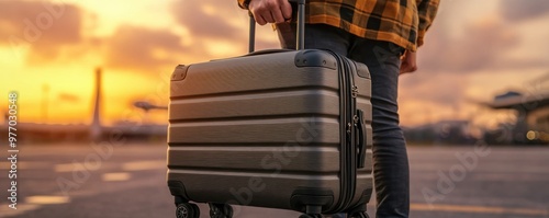 Travel Ready Secure and Organized Suitcase for Seamless Adventures, Equipped with Multiple Storage Options to Maximize Space and Ensure Your Belongings are Safe During Your Journey Enjoy Worry-Free photo