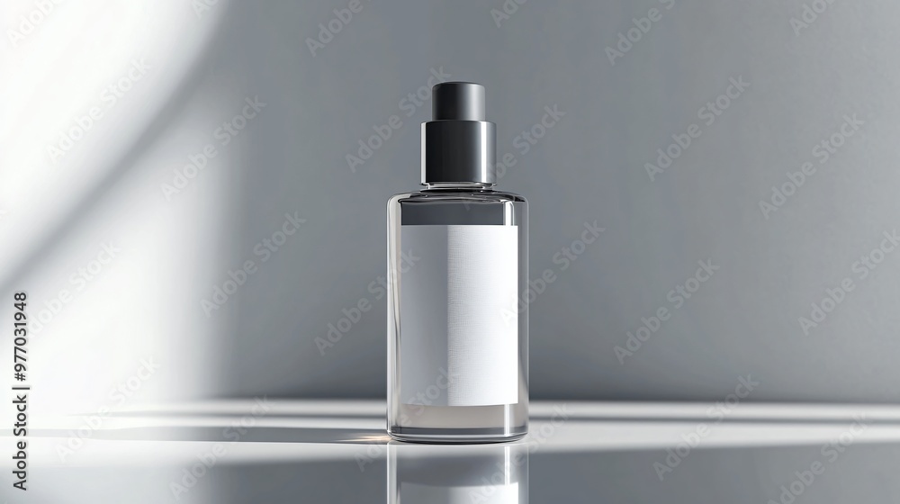 Blank cosmetic product mockup for graphic design and promotional use