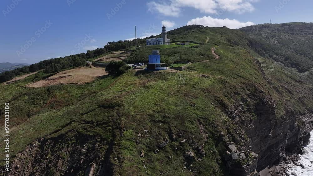 Faro de Machichaco en Bermeo Vizcaya Pais Vasco Faro de Machichaco en Bermeo Vizcaya Pais Vasco