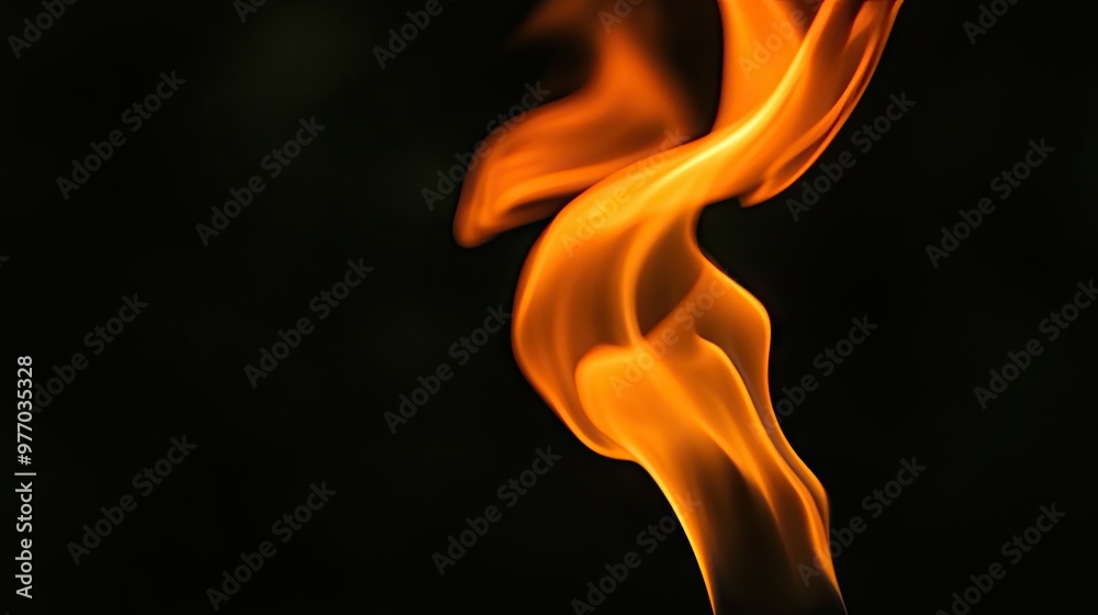 A dramatic close-up of a single flame flickering in the wind, casting a warm glow against a black background. A dramatic close-up of a single flame flickering in the wind, casting a warm glow against a black background.
