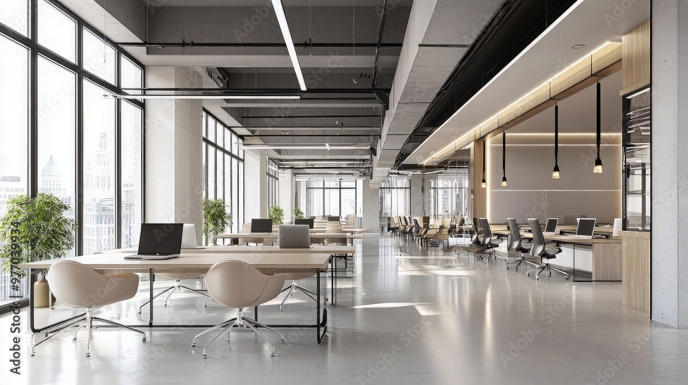 Modern Open Plan Office Interior Design Modern Open Plan Office Interior Design