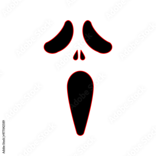Halloween ghost.Happy halloween illustration.Cute Ghosts on the white background.