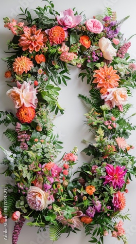 oval flower arrangement flora bouquet for wedding and decoration