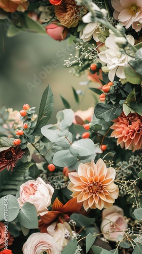 oval flower arrangement flora bouquet for wedding and decoration