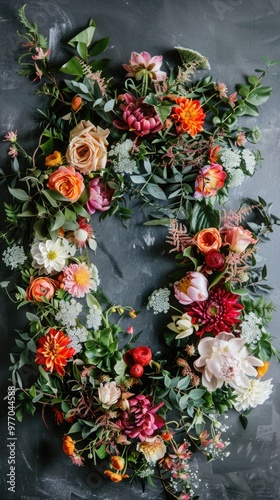 oval flower arrangement flora bouquet for wedding and decoration