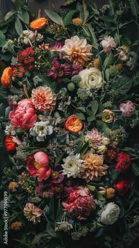 oval flower arrangement flora bouquet for wedding and decoration