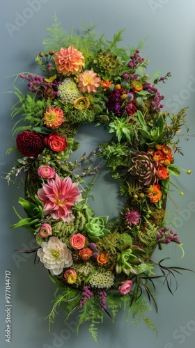 oval flower arrangement flora bouquet for wedding and decoration