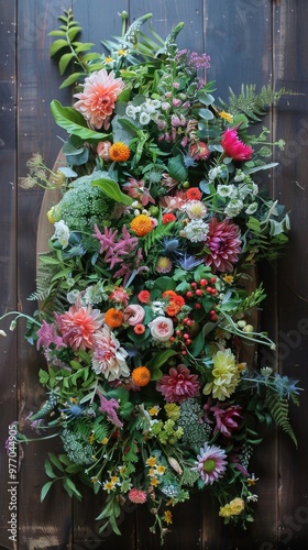 oval flower arrangement flora bouquet for wedding and decoration