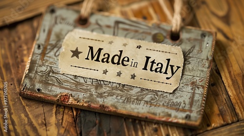 Vintage Label with 